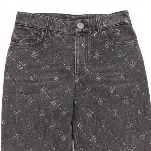 シャネル(Chanel) マトラッセ ココマーク ダメージジーンズ パンツ P62012 ブラック 36 中古 通販 retro レトロ