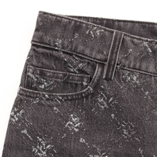 シャネル(Chanel) マトラッセ ココマーク ダメージジーンズ パンツ
