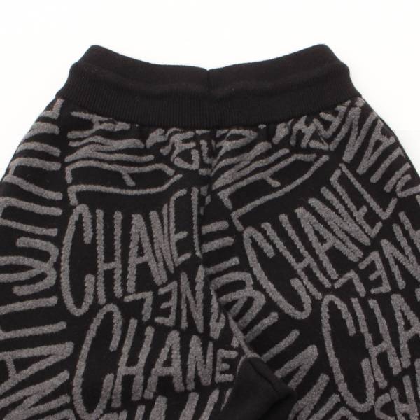 シャネル(Chanel) 21N ココネージュ カシミヤ グラフィックロゴ パンツ