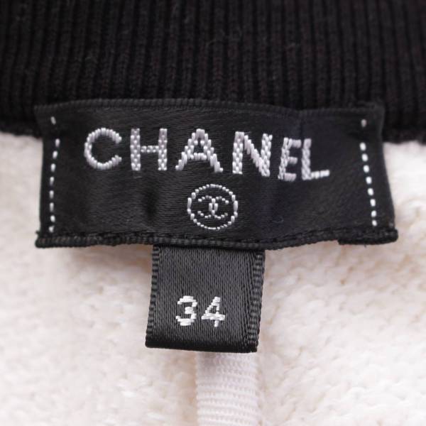 シャネル Chanel 19P ココボタン パイル地 コットン パンツ