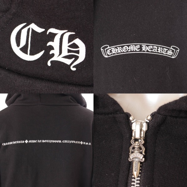 クロムハーツ(Chrome Hearts) クロス プリント ダガー ジップアップ