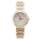 エクシード 腕時計 ダイヤモンド シェル文字盤 H030-T020003 シルバー×ゴールド