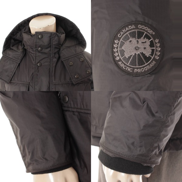 カナダグース(CANADA GOOSE) 19AW ジュンヤワタナベマン別注 ナイロン ダウンジャケット WD-J402 ブラック XS 中古 通販  retro レトロ