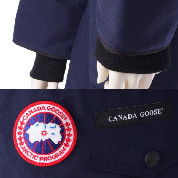 カナダグース CANADA GOOSE TRILLIUM PARKA トリリウムパーカ ダウンジャケット 6660LA ネイビー M 中古 通販  retro レトロ