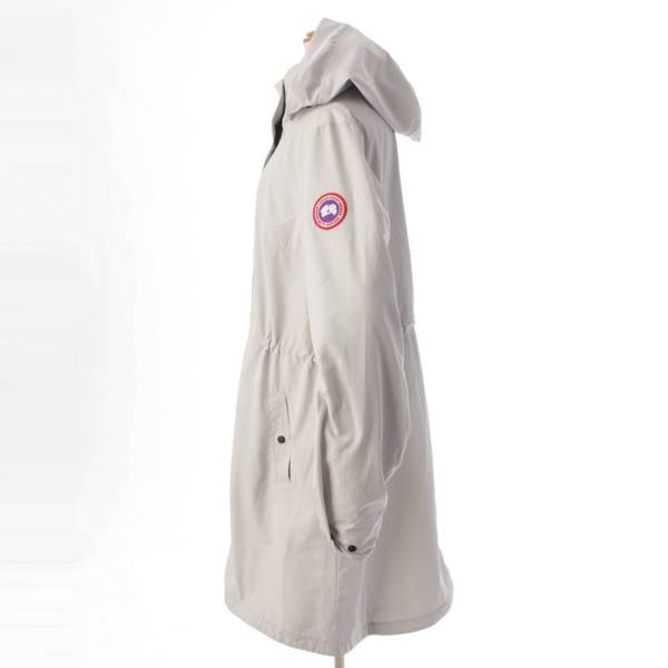 カナダグース(CANADA GOOSE) BELCARRA ベルカラ ナイロン ロングジャケット 軽量ジャケット 2424L グレー L 中古 通販  retro レトロ