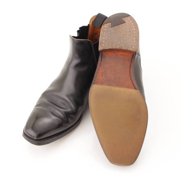 クロケット＆ジョーンズ(Crockett&Jones) CHELSEA サイドゴアブーツ チェルシー ブラック 7 1/2E 中古 通販 retro  レトロ