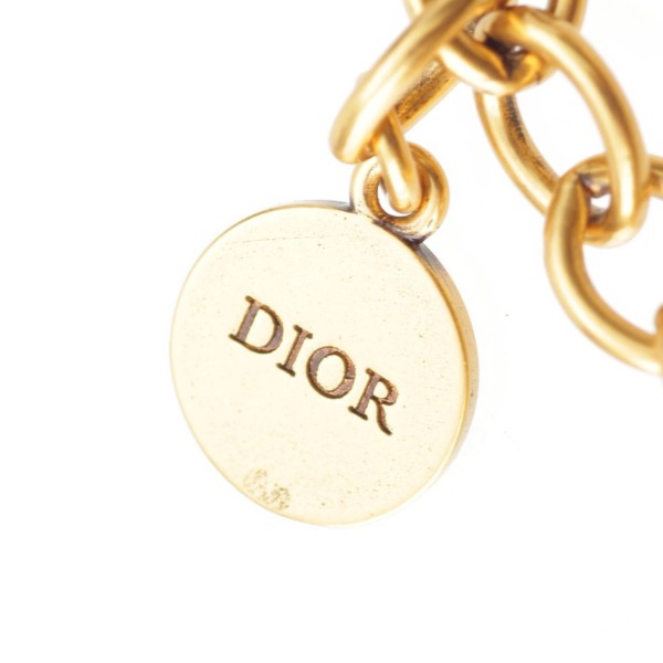 ディオール DIOR J'ADIOR ロゴ パール Bee ビー スター チェーンブレスレット アクセサリー ゴールド 中古 通販 retro レトロ