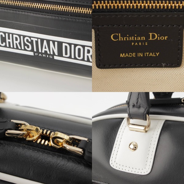 ディオール DIOR VIBE ヴァイブ ロゴ スモール ボーリング ボストンバッグ M6209OOBR ブラック 中古 通販 retro レトロ