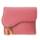 サドル レザー ロータスウォレット 三つ折り財布 ピンク