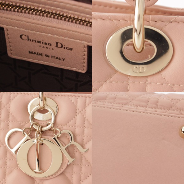 ディオール DIOR レディディオール ラージ カナージュ レザー 2way