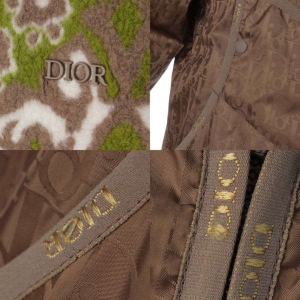 ディオール(DIOR) メンズ 22AW オブリーク リバーシブル フリース ジャケット ブラウン XXS 中古 通販 retro レトロ