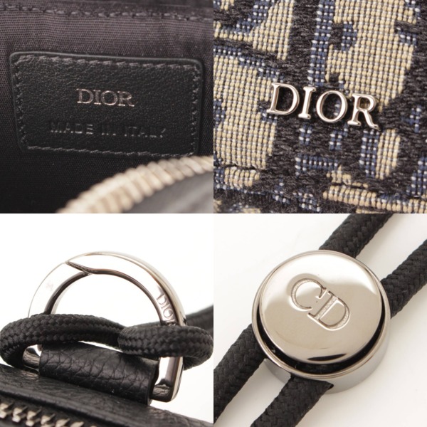 ディオール(Dior) オブリーク D-TOUCH ホリゾンタル NANOポーチ 2ESBC269YSE ネイビー 中古 通販 retro レトロ