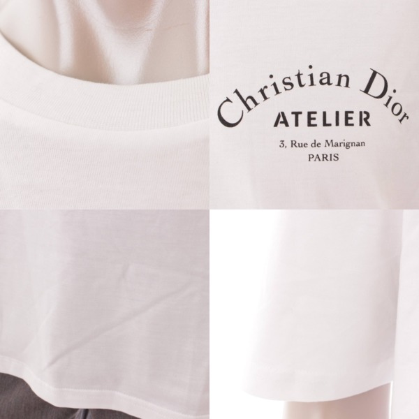 ディオールオム(Dior Homme) メンズ アトリエ ロゴ プリント Tシャツ 
