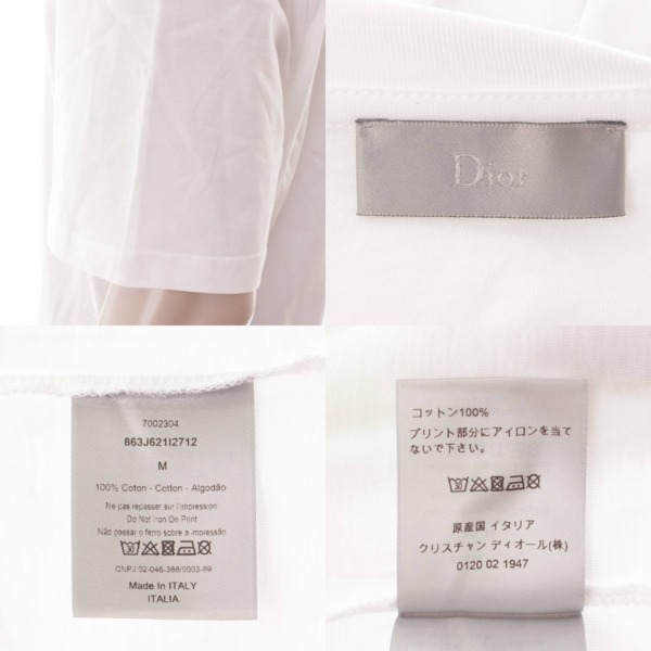 ディオール(Dior) メンズ アトリエ ロゴ プリント Tシャツ トップス 