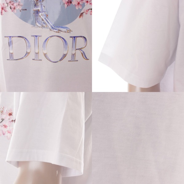 ディオール(Dior) 空山基コラボ 19SS 恐竜ロボット Tシャツ ホワイト L 