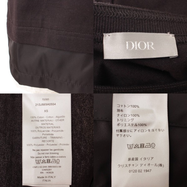 ディオール(Dior) サカイ コラボ 21AW ドッキング Tシャツ トップス
