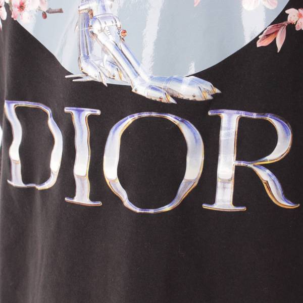 ディオール(Dior) 19SS 空山基 ダイナソー ロボ Tシャツ 933J602B0533