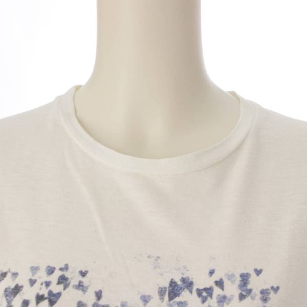 ディオール DIOR DIOR LOVE コットン 半袖 カットソー Tシャツ 053T03A4469 アイボリー XS 中古 通販 retro レトロ