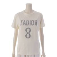 JA’DIOR 8 ロゴ 半袖 コットン Tシャツ トップス 843T03TC428 アイボリー S