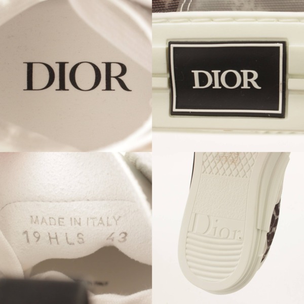 ディオール(Dior) B23 ハイカット スニーカー レオパード 19HLSグレー 43 中古 通販 retro レトロ