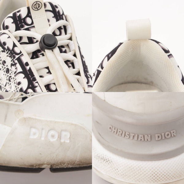 ディオール DIOR オム メンズ B24 オブリーク テクニカル ファブリック スニーカー ホワイト 40 中古 通販 retro レトロ