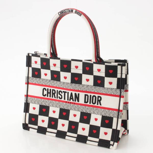 ディオール(DIOR) アムールコレクション ハート柄 ブックトートバッグ