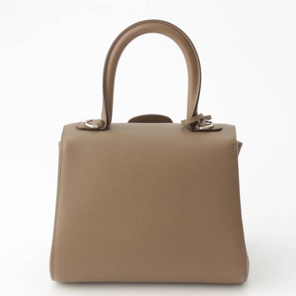 デルヴォー(Delvaux) ブリヨンミニ ロデオカーフ 2WAY ハンドバッグ トープ グレージュ 中古 通販 retro レトロ