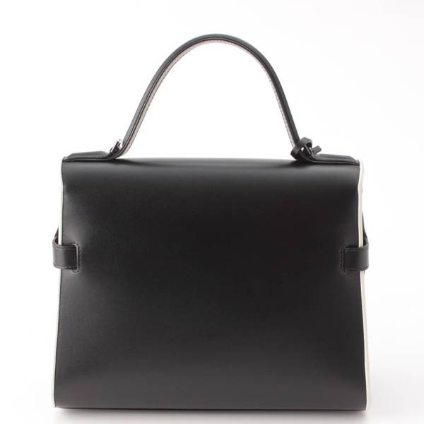 デルヴォー Delvaux タンペートMM イリュージョン ボックスカーフ 2way ハンドバッグ ブラック 中古 通販 retro レトロ