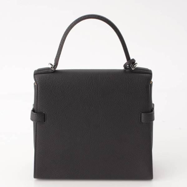 デルヴォー Delvaux タンペートPM クリスピーカーフ 2wayハンドバッグ シルバー金具 ブラック 中古 通販 retro レトロ