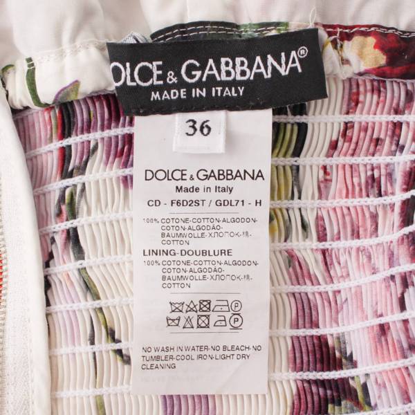 ドルチェ&ガッバーナ(Dolce&Gabbana) ノースリーブ フラワー 花柄