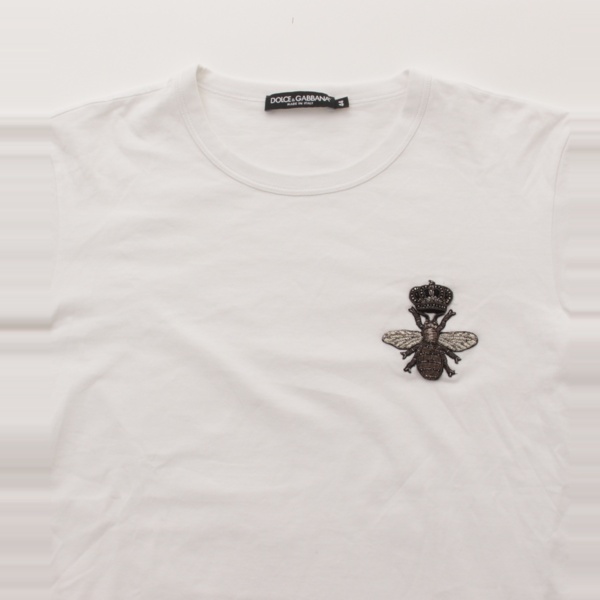 ドルチェ&ガッバーナ(Dolce&Gabbana) メンズ ハチ 刺繍 Tシャツ