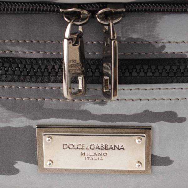 ドルチェ&ガッバーナ Dolce&Gabbana メンズ カモフラージュ 迷彩 ナイロン 2way トートバッグ グレー 中古 通販 retro レトロ