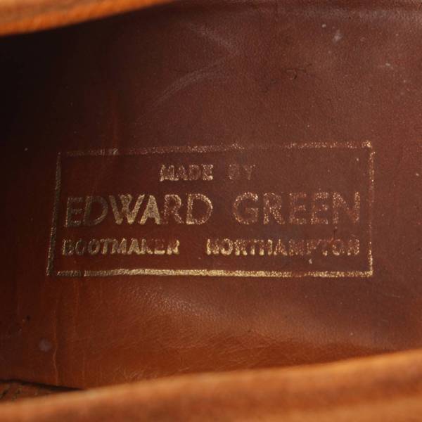 エドワードグリーン(Edward Green) メンズ メダリオン スエードレザーシューズ 6848 ブラウン 旧工場製 中古 通販 retro レトロ