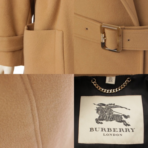 バーバリー ロンドン Burberry London カシミヤ混 ウール オーバー