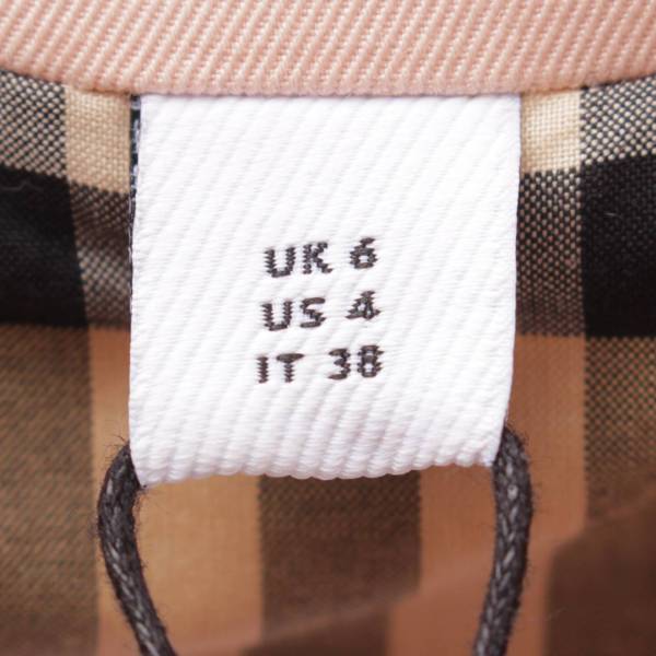 バーバリー ロンドン Burberry London ウォータールー ヘリテージ コットン トレンチコート 8054325 ピンクベージュ 36 中古  通販 retro レトロ