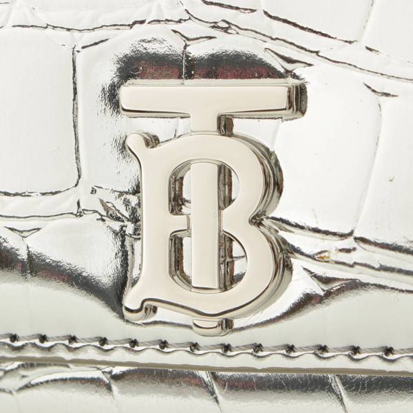 バーバリー ロンドン(Burberry London) TBロゴ クロコ型押し チェーン