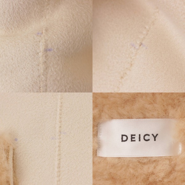 デイシー DEICY 21AW エコムートン ダッフルコート 104160111 ホワイト