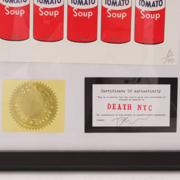 その他() 絵画：DEATH NYC 『DEATH TOMATO SOUP』限定版 81／100 中古