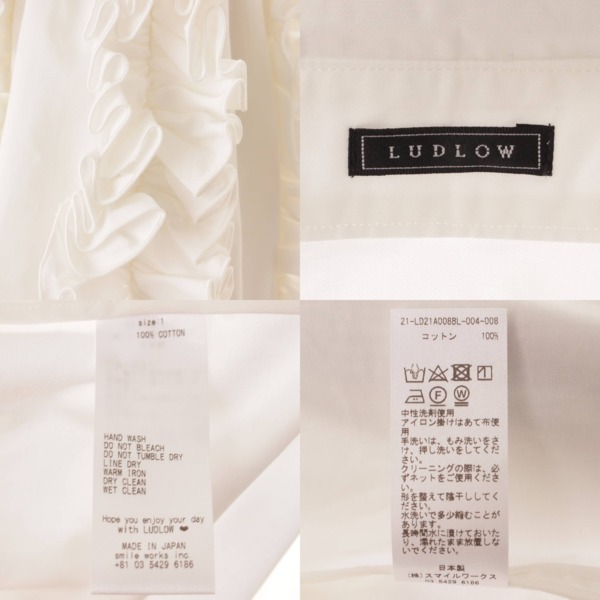 その他() LUDLOW ラドロー 21AW Sweet pea コンシャススリーブ シャツ