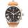 ルイ エラール 320 自動巻クロノグラフ 腕時計 ブラック ブラウン ブルー 替えベルト2本付き メンテナンス済 