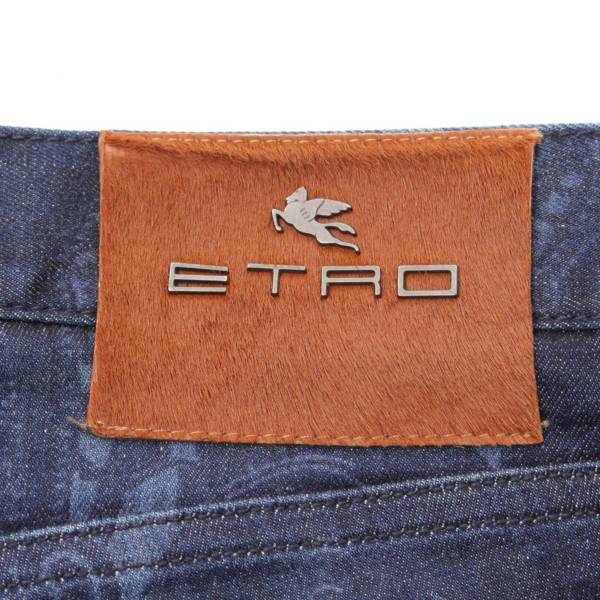 エトロ(Etro) SLIM FIT 総柄 デニムパンツ ジーンズ 172-1W099-9873 ...