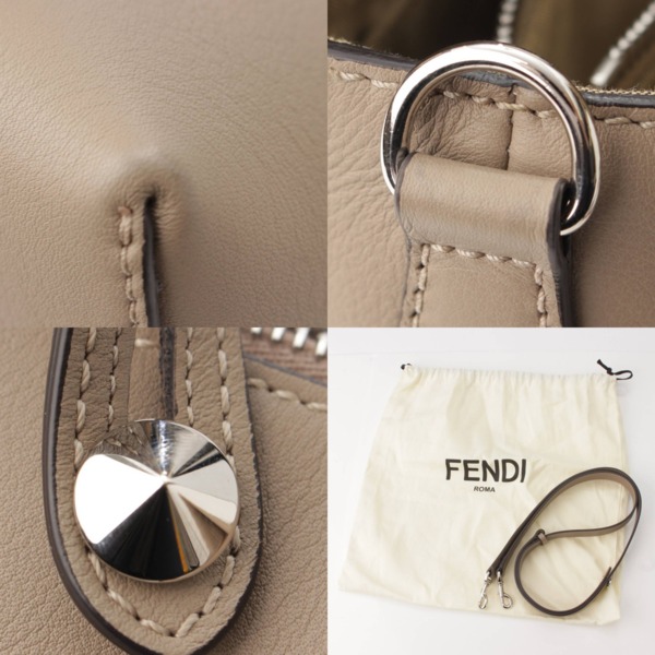 フェンディ(Fendi) バイザウェイ レザー 2WAYショルダーバッグ グレー 中古 通販 retro レトロ