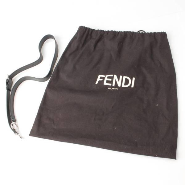 フェンディ(Fendi) ピーカブー ミディアム モンスターバグズ レザー 2way ハンドバッグ 8BN290 ブラック 中古 通販 retro  レトロ