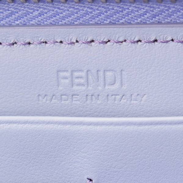 フェンディ(Fendi) マルチスタッズ ラウンドファスナー ウォレット 長財布 8M0299 ブルー 中古 通販 retro レトロ