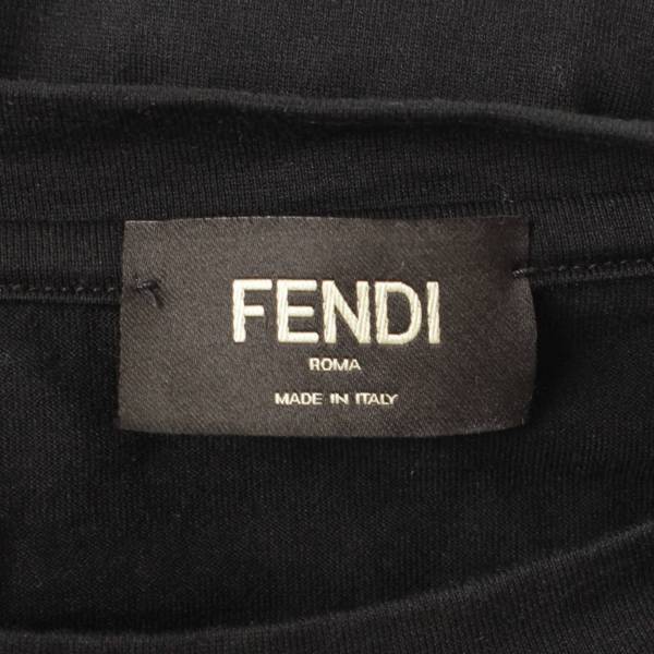 フェンディ(Fendi) メンズ モンスター Tシャツ FAF538ブラック XL 中古