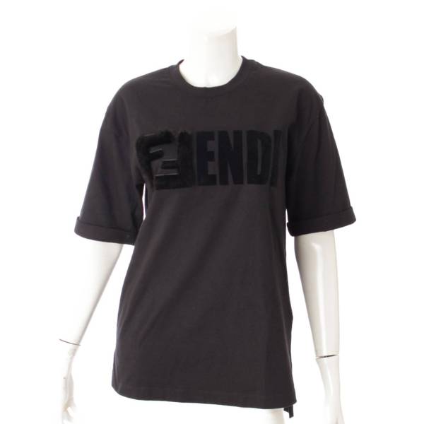 フェンディ(Fendi) 20SS ファーロゴ コットンTシャツ トップス FS7184 ...