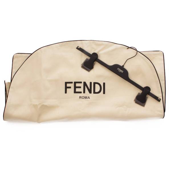 フェンディ(Fendi) FFロゴ グレーシャンブレー コットン ショート