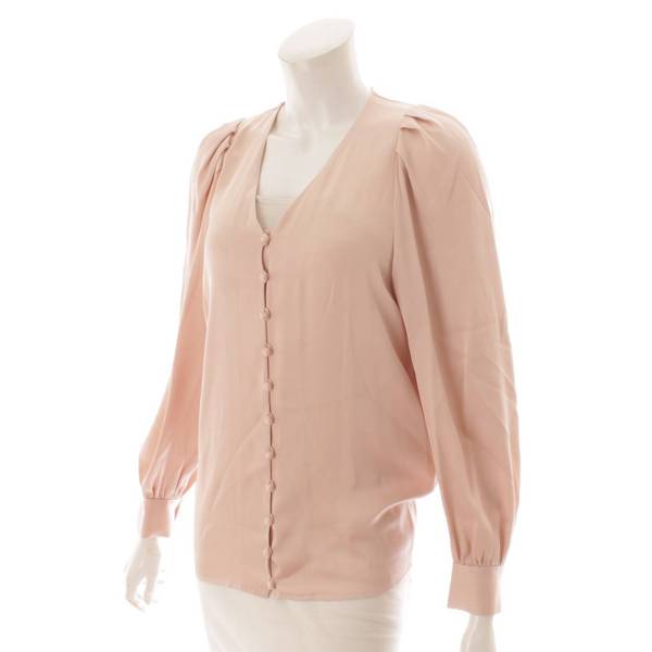 フォクシー(Foxey) シルク混 ブラウス シャツ Blouse Victoire 38451