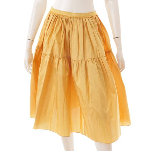 フォクシー(Foxey) Skirt DOLLY NOIR ギャザー フレア スカート 39704