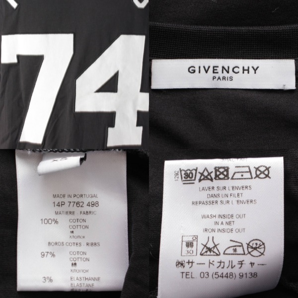 売り出し正本 正規 Givenchy ジバンシィ ナンバリング Tシャツ ...